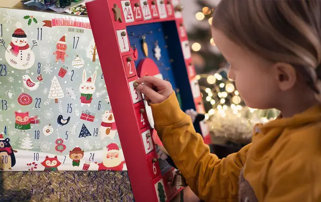 The bargain kit only cost £4 and is a nice touch on a classic advent calendar