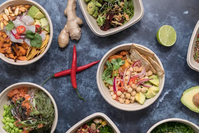 The menu allows you to build your own bowl from scratch - including ditching the coriander