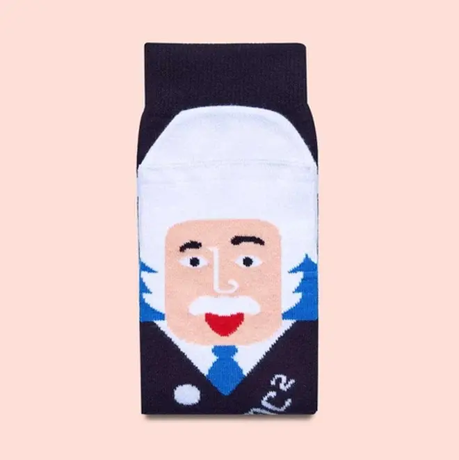 Albert Einstoe socks