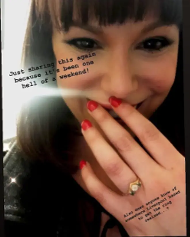 Jessica revealed her ring needs adjusting