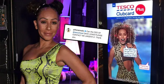 Mel B has slammed Tesco on Instagram