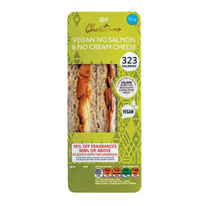 Boots vegan sandwich