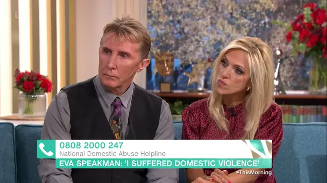 Eva Speakman told Holly and Phil her horrific experience of domestic abuse