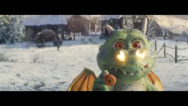 Edgar the dragon is the main character of this year's John Lewis Christmas campaign