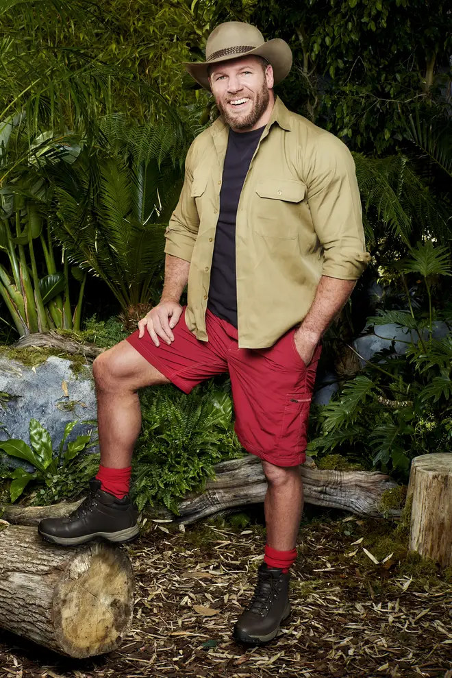 James has joined the I'm A Celeb line up