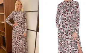 Holly Willoughby's dress is £450 from Markus Lupfer