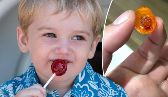 A dad has warned about the dangers of sweets