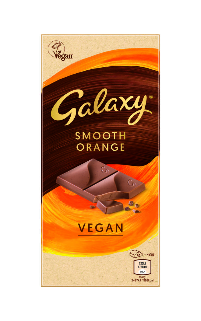 Galaxy is the first major UK chocolate brand to offer a vegan alternative