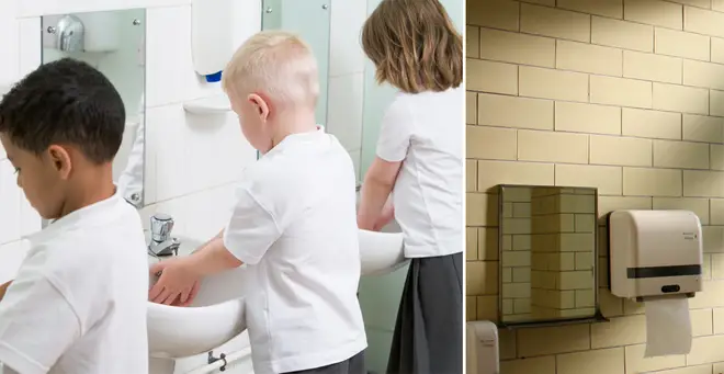 A primary school has been slammed for its unusual toilet policy (stock image)