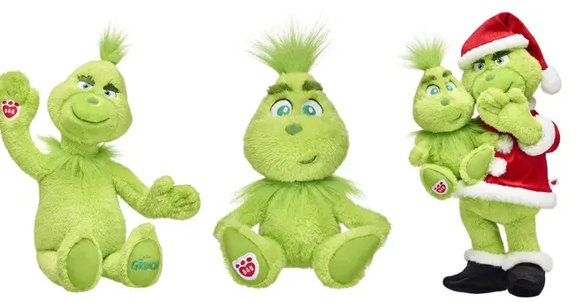 We're obsessed with this Grinch-inspired Build-A-Bear collection