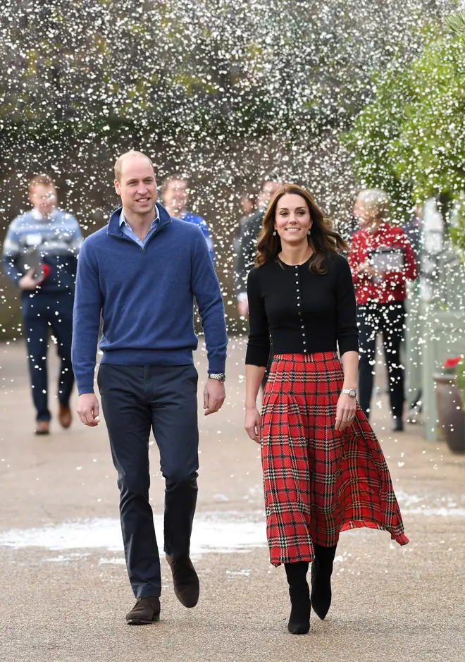 William and Kate hosted a Christmas event last year