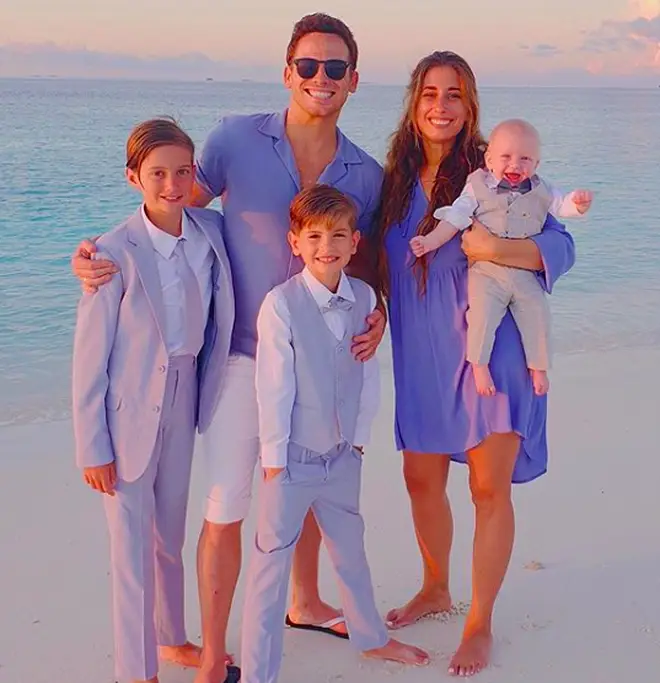 Stacey Solomon and family