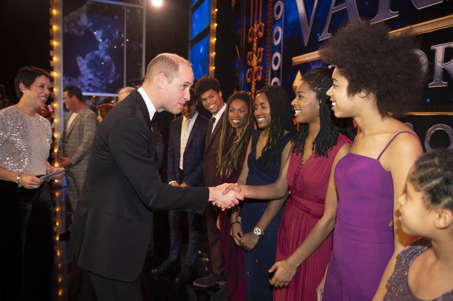 The Duke and Duchess of Cambridge attended the Royal Variety Performance
