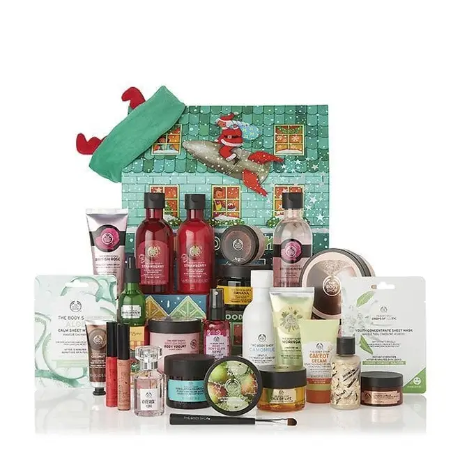 The Body Shop has three different advent calendars full of goodies