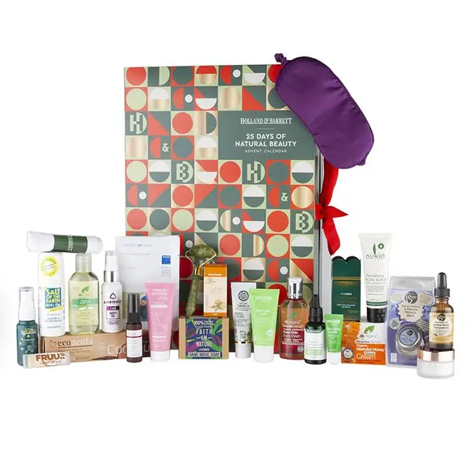 The natural beauty calendar from Holland and Barrett is only £35