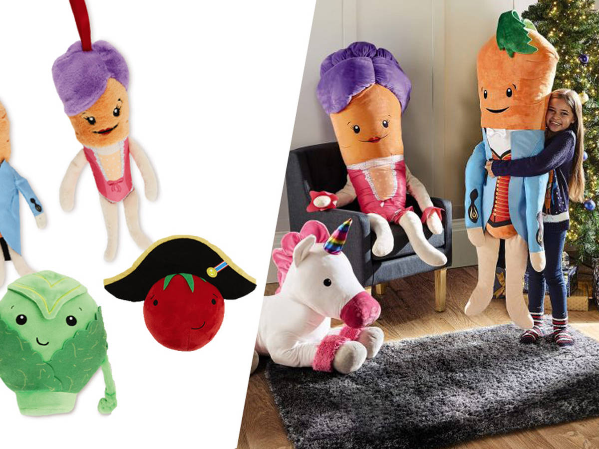 Aldi Christmas 2019 Kevin Carrot Kids 10" Chantenay & Jasper Plush Toys 