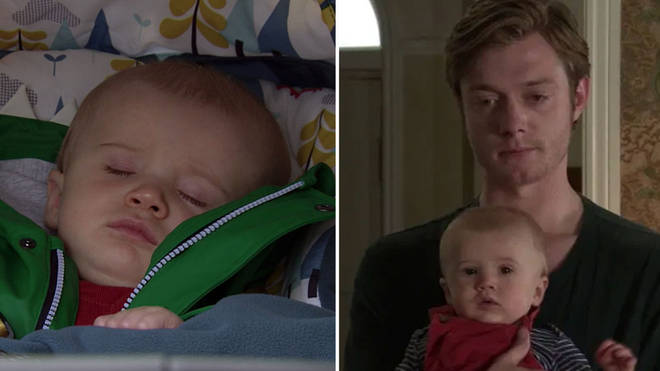 Bertie is played by three different baby actors