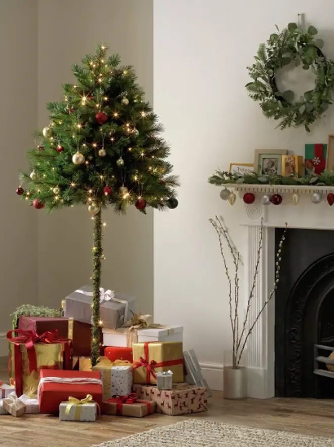 The ‘Half Parasol Christmas Tree’ will only cost you £41.25
