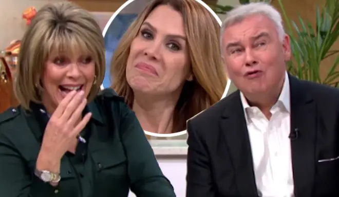 Ruth Langsford was left cringing as Eamonn made howling noises