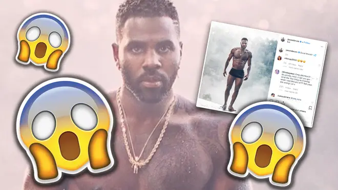 Jason Derulo gave fans an eyeful - and some cheeky chat