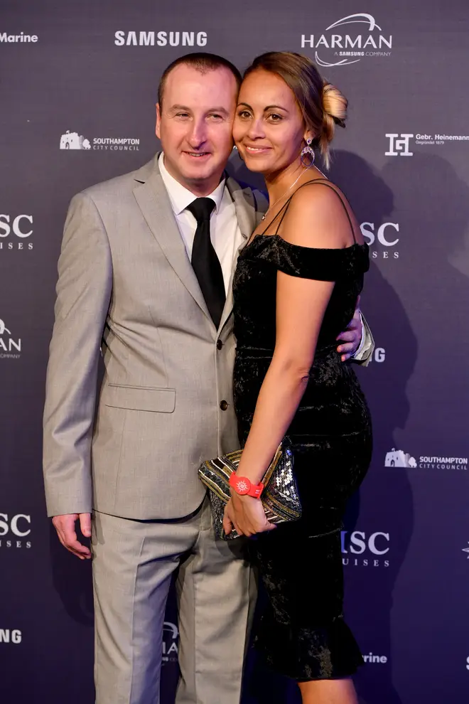 Coronation star Andrew Whyment and Nicola Willis