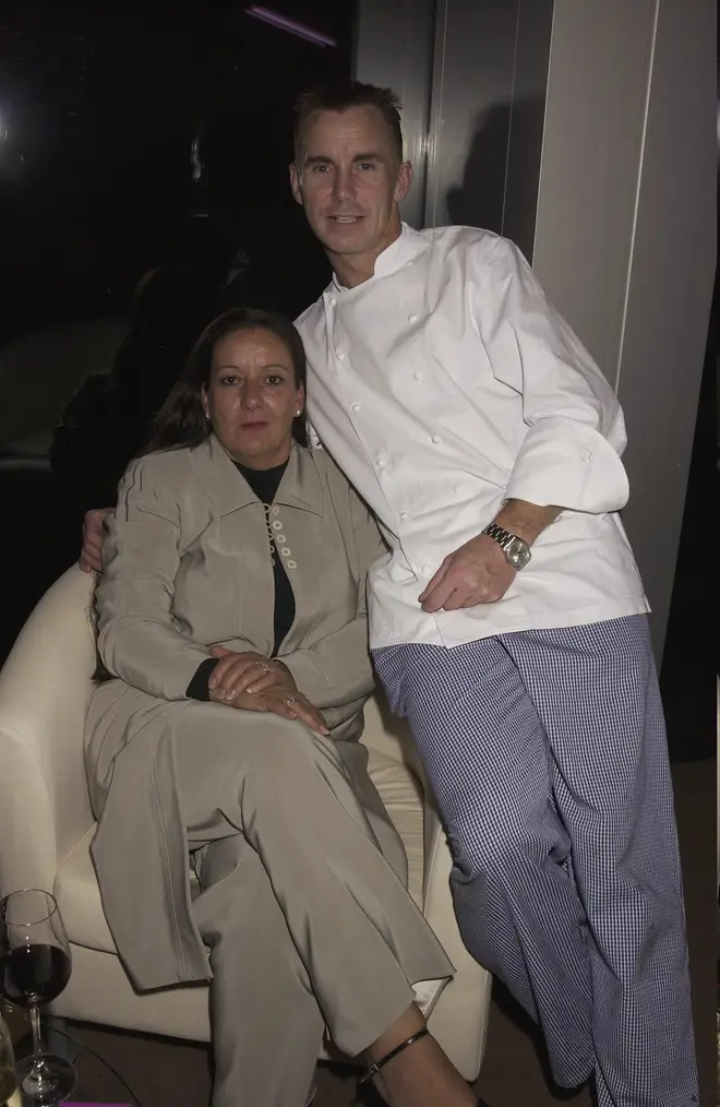 Gary Rhodes and wife Jennie pictured in 2003