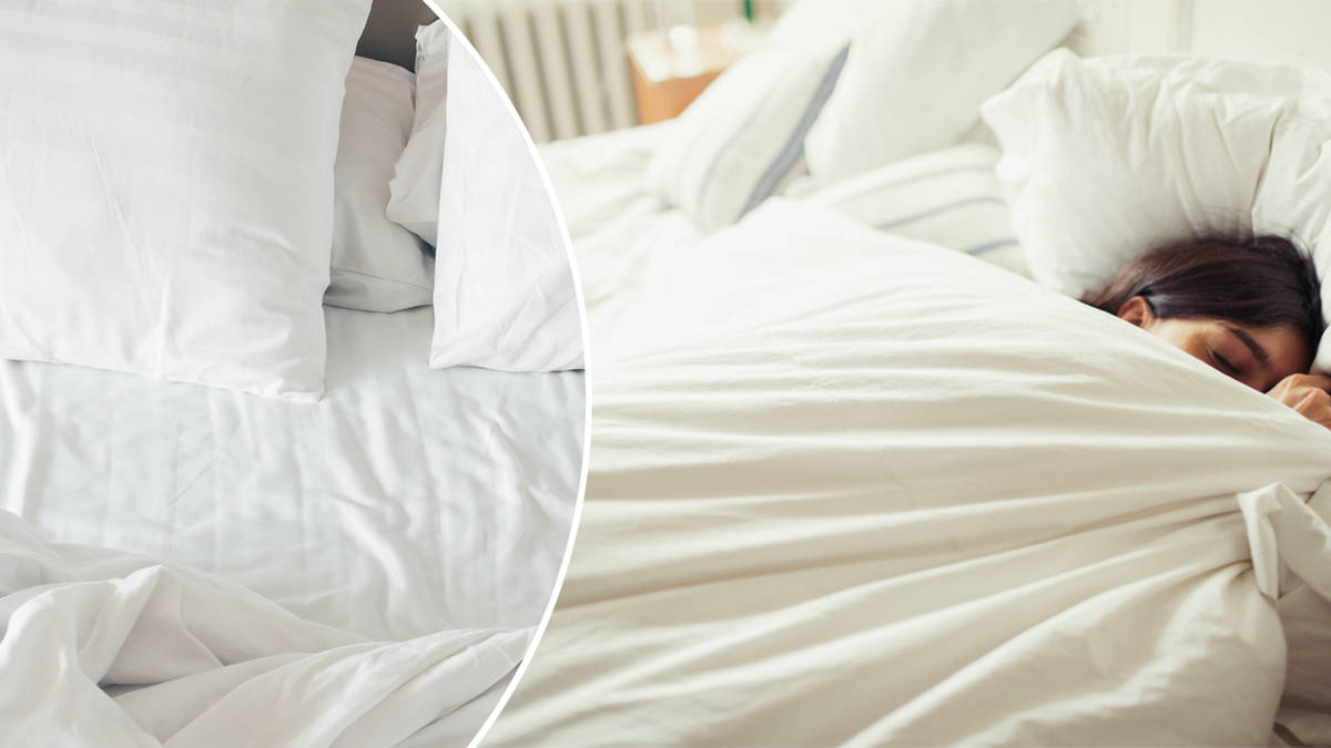 Mum reveals genius hack to get fitted bed sheets to stay in place - Heart How To Get A Fitted Sheet To Stay On